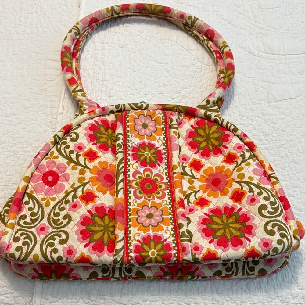 Vera Bradley Eloise “Folkloric” Kisslock Shoulder Bag